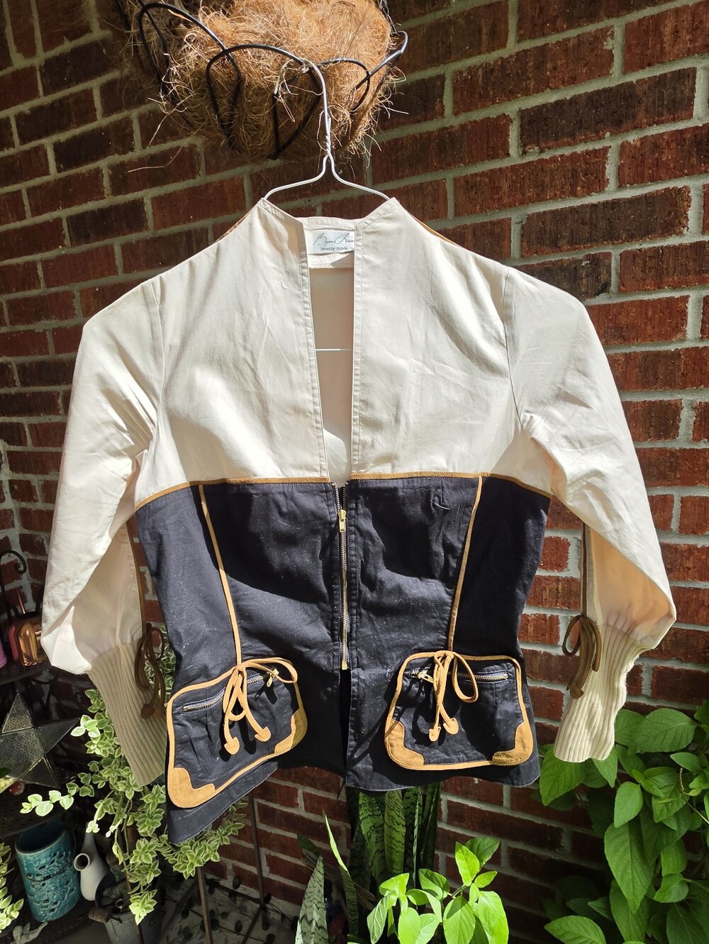 Byron Lars Beauty Mark Cotton Jacket Size 8
